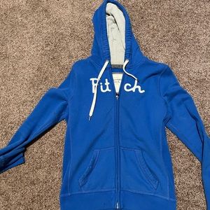 Bright Blue Hollister Zip-up